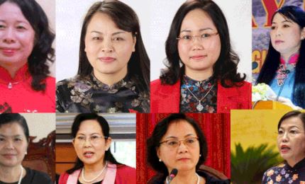 Female Secretaries of eight provincial Party Committees